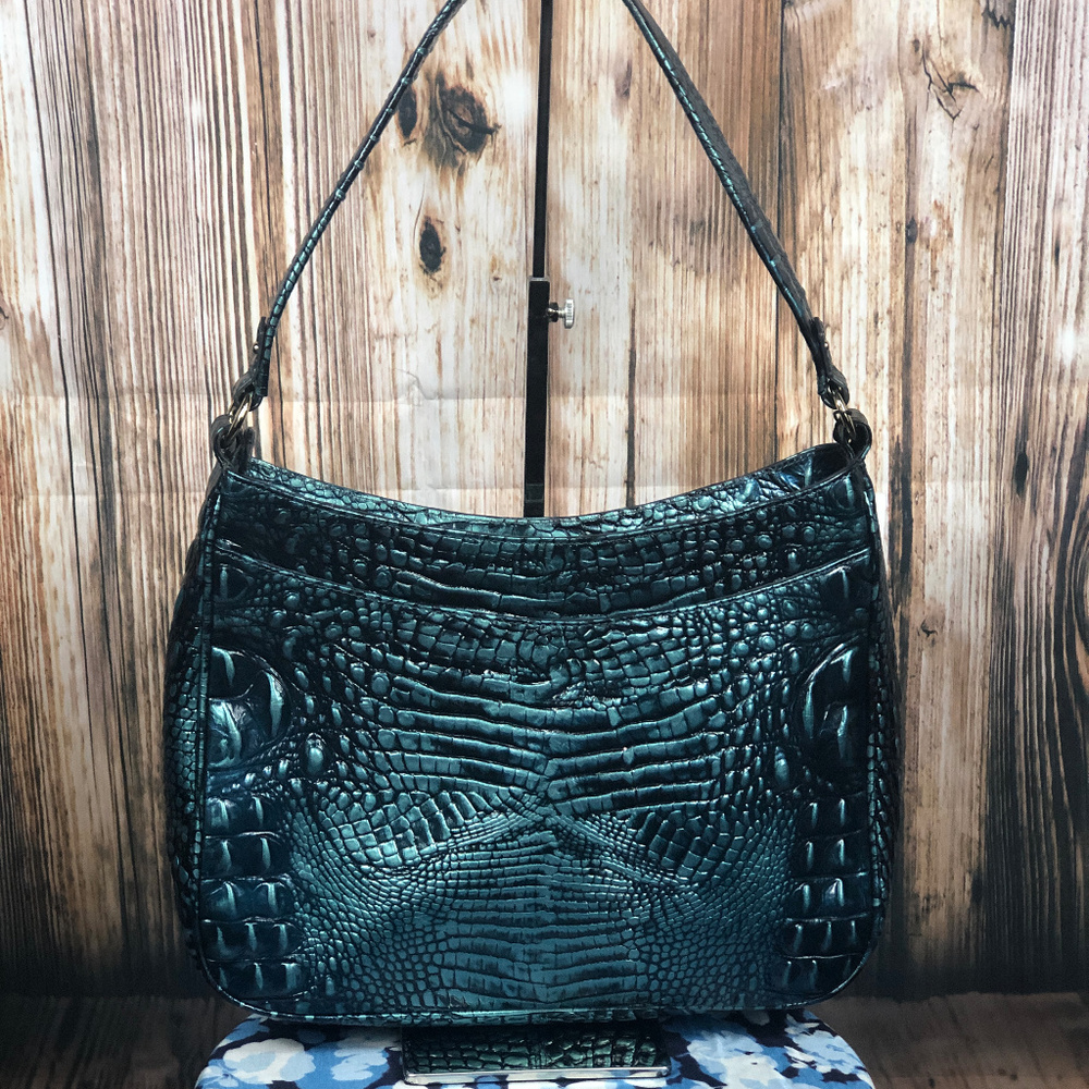 Brahmin Verdigris Noelle Melbourne Handbag NWT - Picture 4 of 8